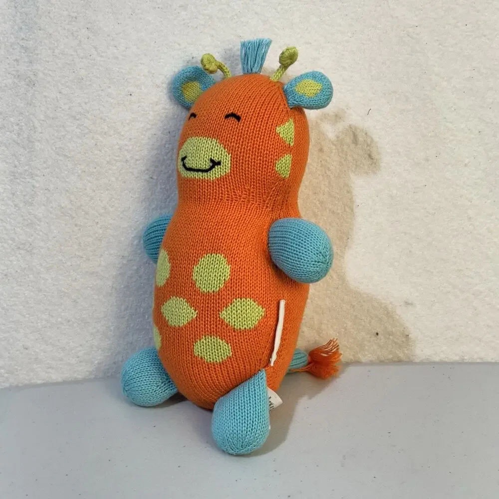 Joobles Jiffy The Giraffe Fair Trade Organic Cotton Stuffed Animal Plushie NWOT